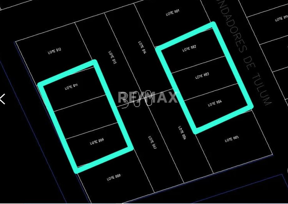 EN VENTA LOTES DE TERRENO EN LA REGION 15 DE TULUM. REMAX MAYALAND.